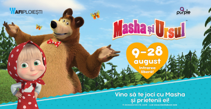 Masha și Ursul vin la AFI Ploiești!